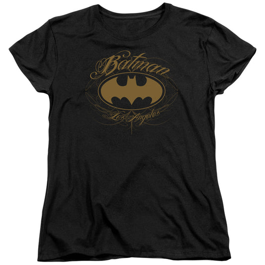 Batman Batman La Womens T Shirt Black