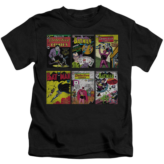 Batman Bm Covers Juvenile Kids Youth T Shirt Black