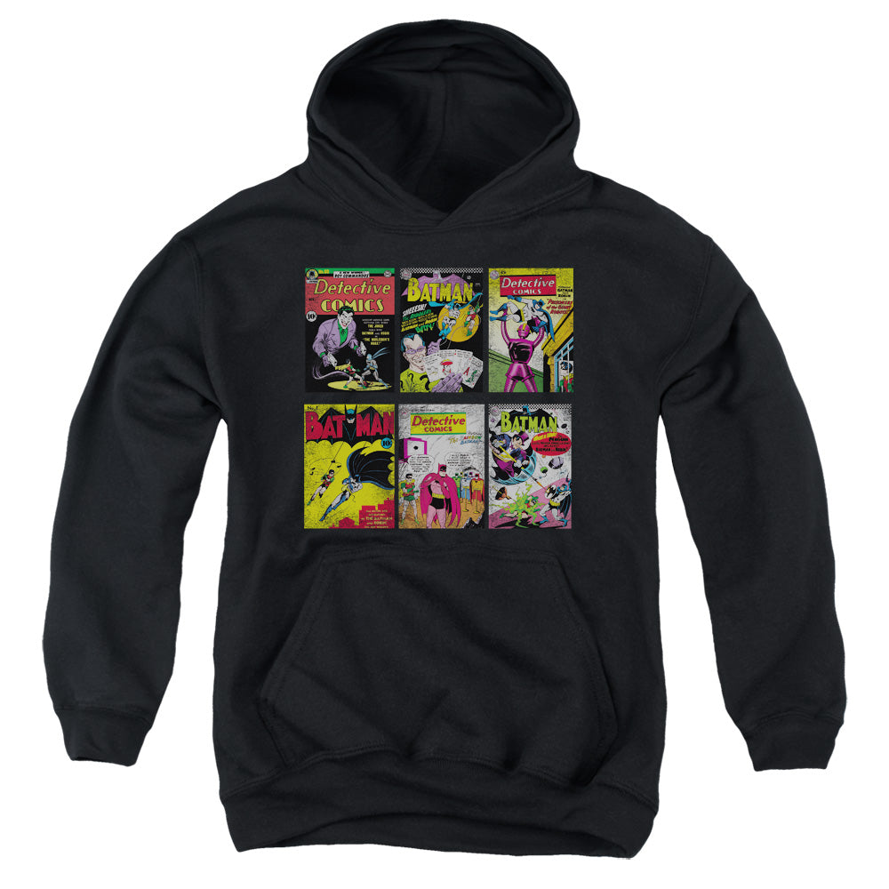 Batman Bm Covers Kids Youth Hoodie Black