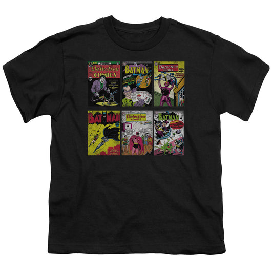 Batman Bm Covers Kids Youth T Shirt Black