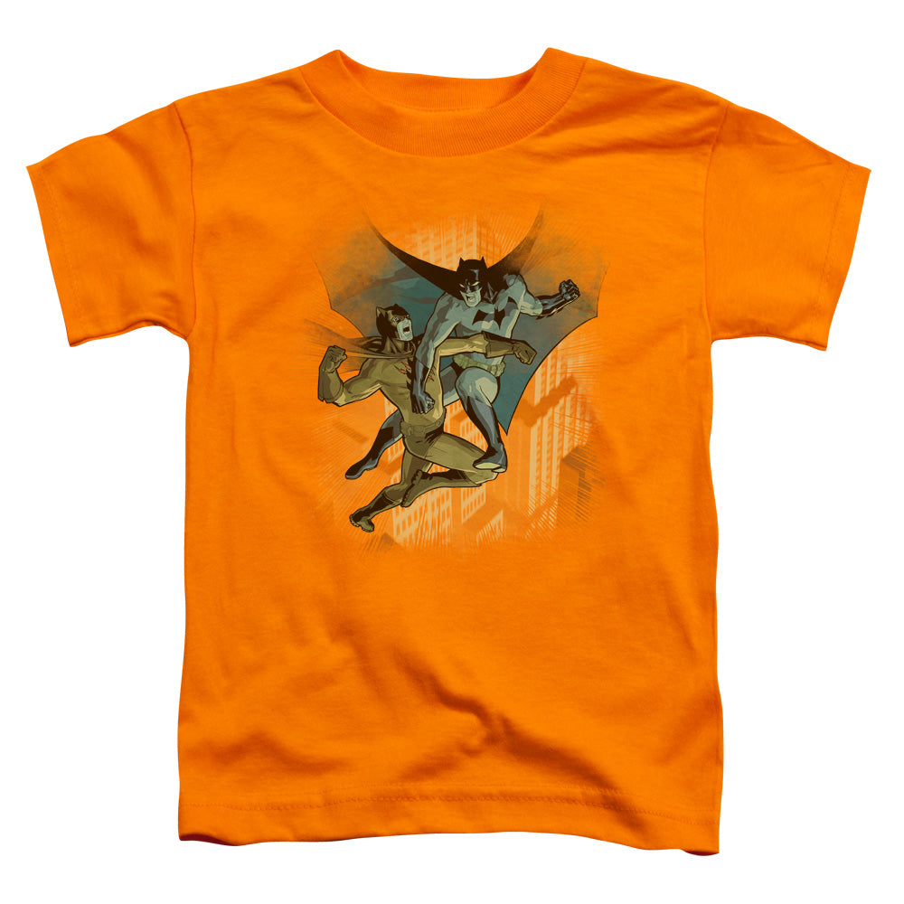 Batman Batman Vs Catman Toddler Kids Youth T Shirt Orange
