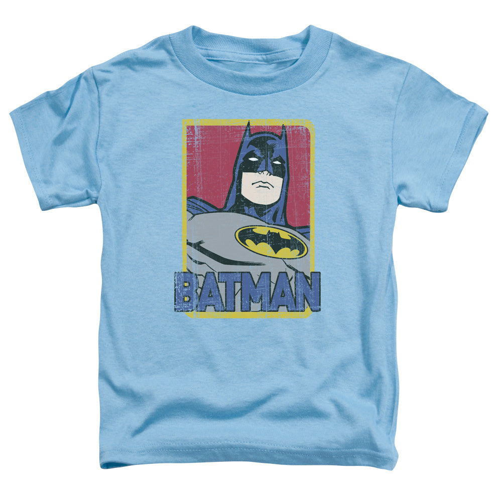 Batman Primary Toddler Kids Youth T Shirt Carolina Blue