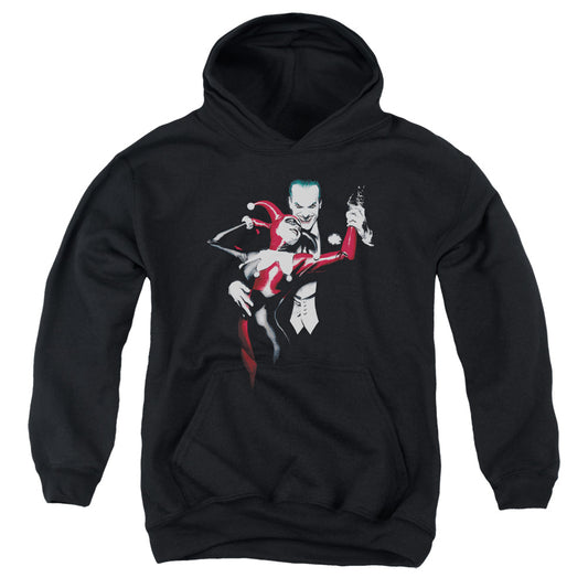 Batman Harley And Joker Kids Youth Hoodie Black