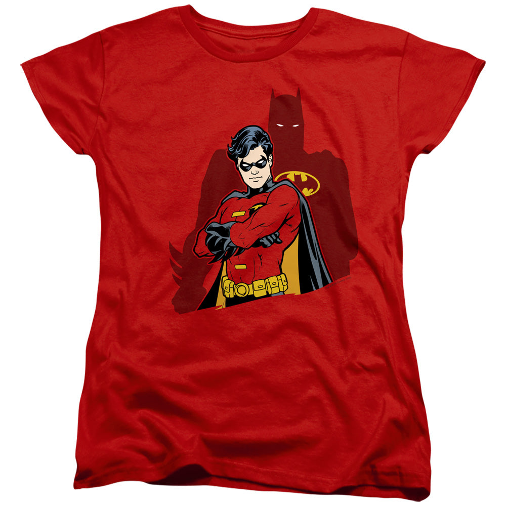 Batman Wingman Womens T Shirt Red