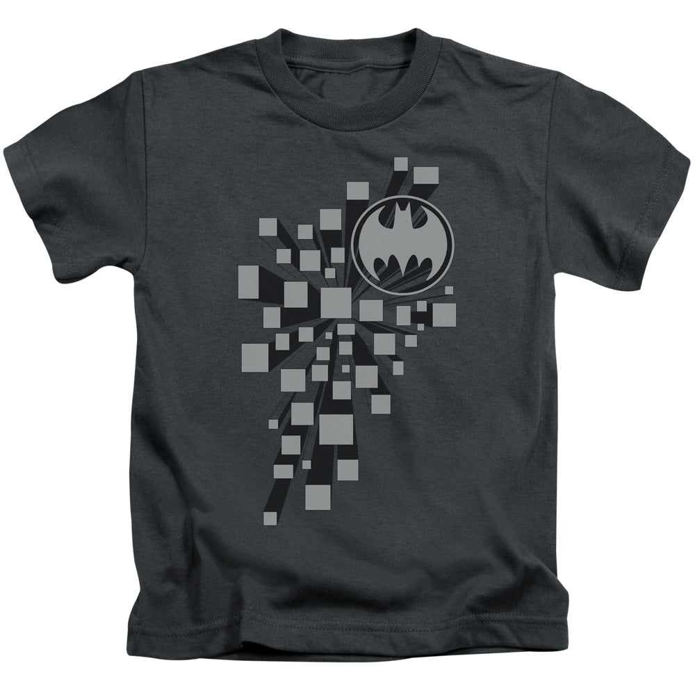 Batman Gotham 3d Juvenile Kids Youth T Shirt Charcoal