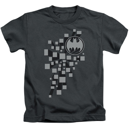 Batman Gotham 3d Juvenile Kids Youth T Shirt Charcoal
