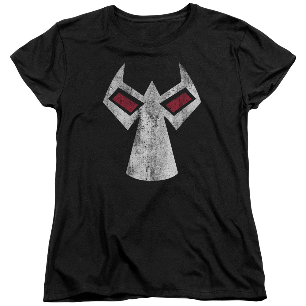 Batman Bane Mask Womens T Shirt Black