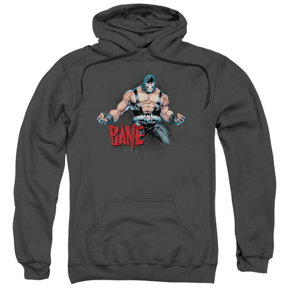Batman Bane Flex Mens Hoodie Charcoal