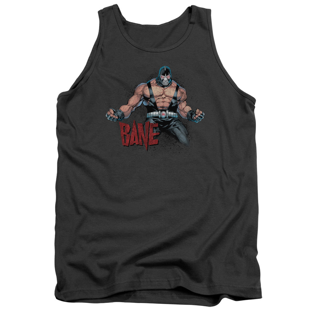 Batman Bane Flex Mens Tank Top Shirt Charcoal