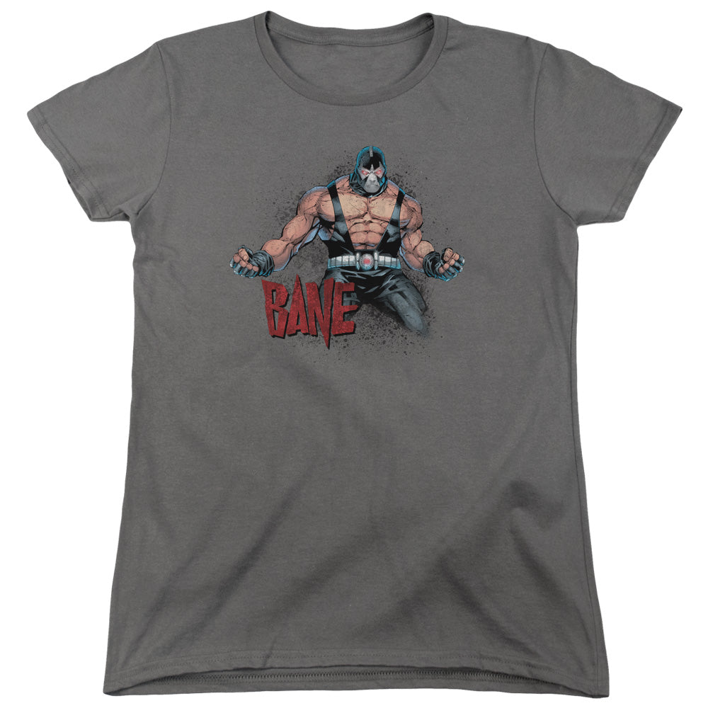 Batman Bane Flex Womens T Shirt Charcoal