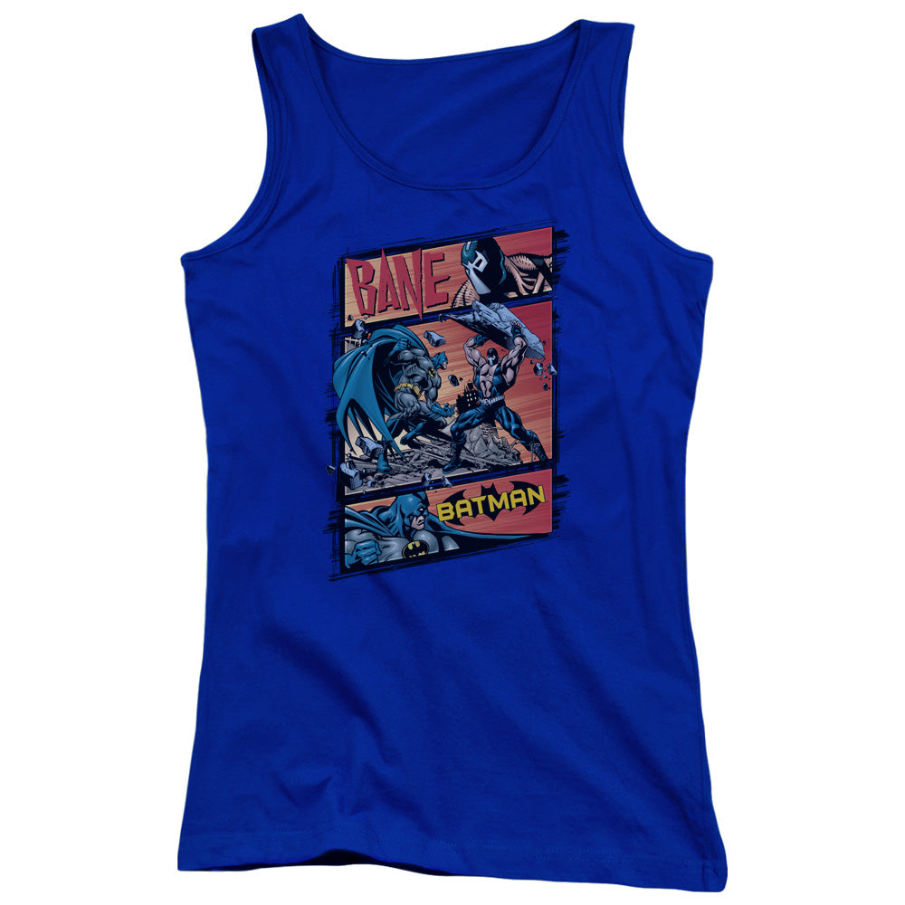 Batman Epic Batle Womens Tank Top Shirt Royal Blue