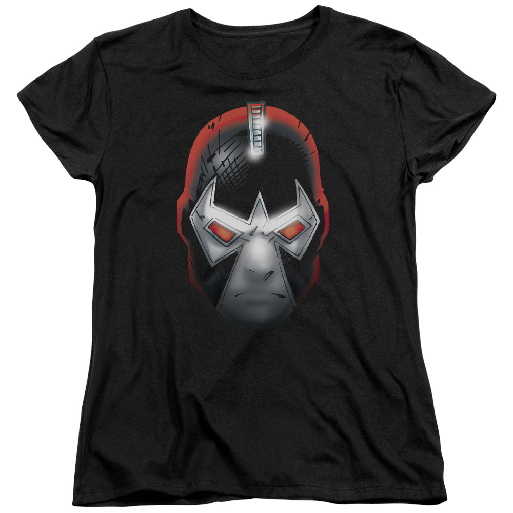 Batman Bane Head Womens T Shirt Black