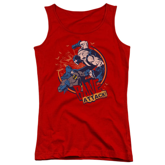 Batman Bane Atack! Womens Tank Top Shirt Red