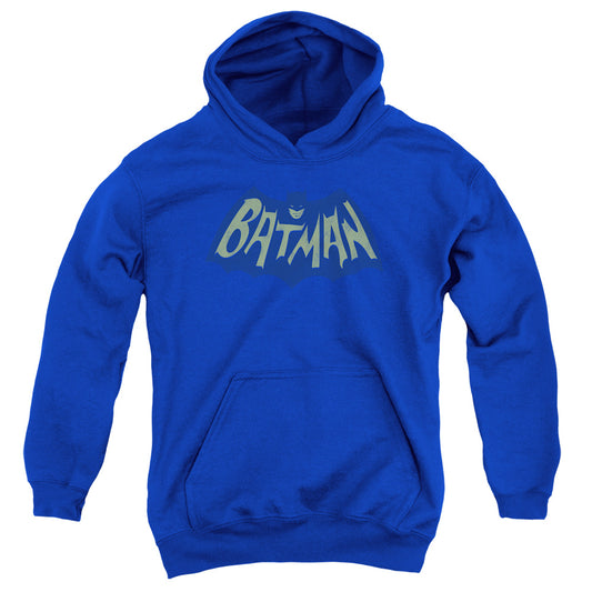 Batman Show Bat Logo Kids Youth Hoodie Royal