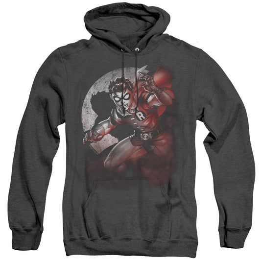 Batman Robin Spotlight Heather Mens Hoodie Black