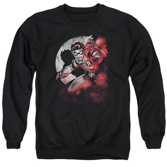 Batman Robin Spotlight Mens Crewneck Sweatshirt Black