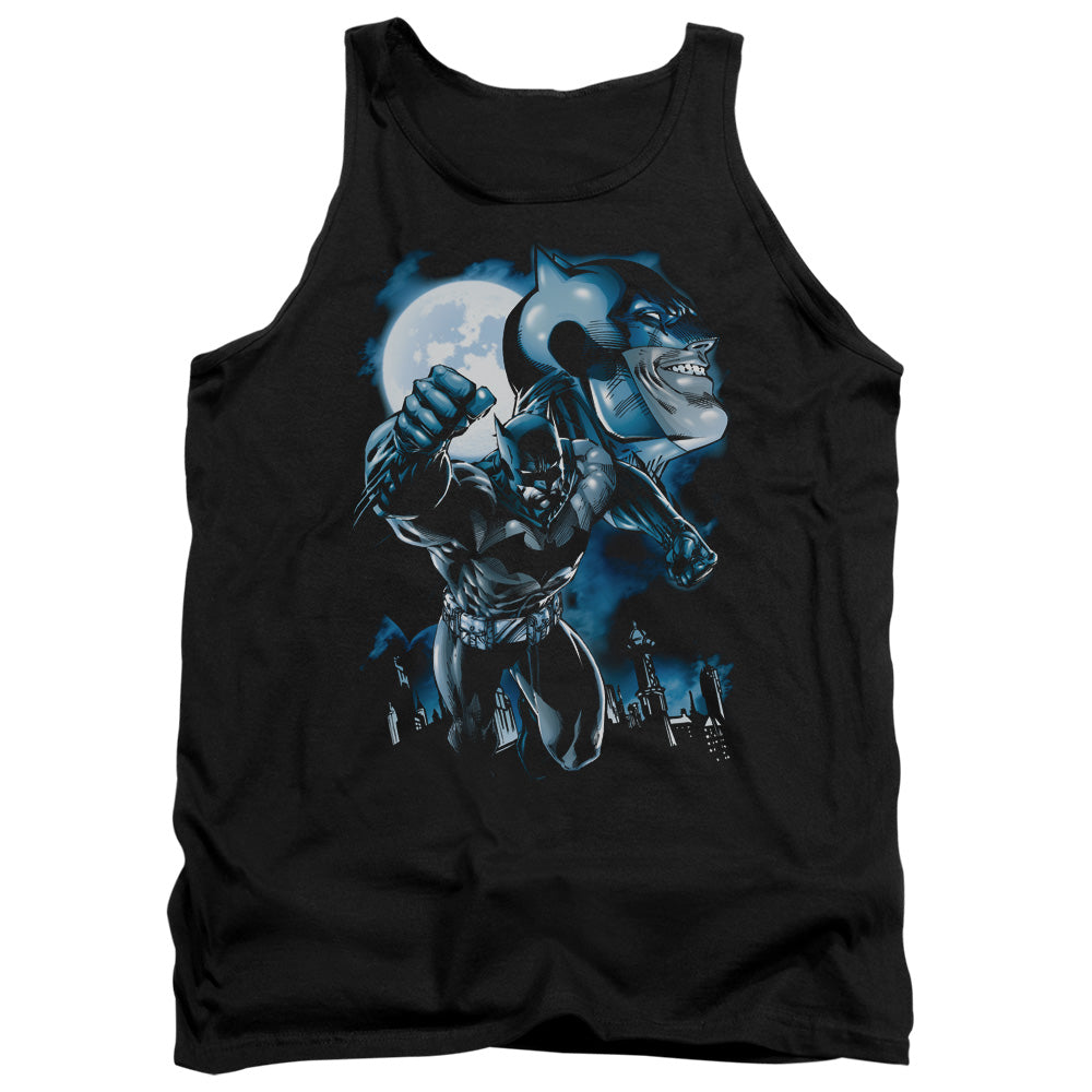 Batman Moonlight Bat Mens Tank Top Shirt Black