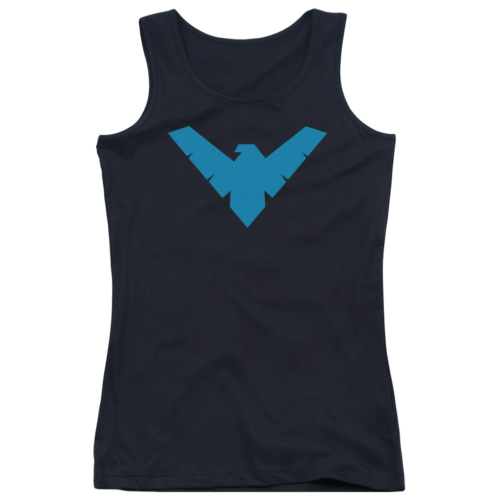 Batman Nightwing Symbol Womens Tank Top Shirt Black