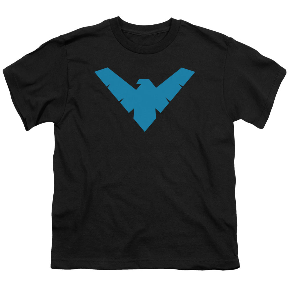 Batman Nightwing Symbol Kids Youth T Shirt Black