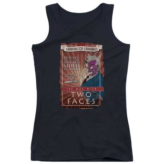 Batman Two Faces Womens Tank Top Shirt Black