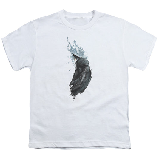 Batman Wash Kids Youth T Shirt White