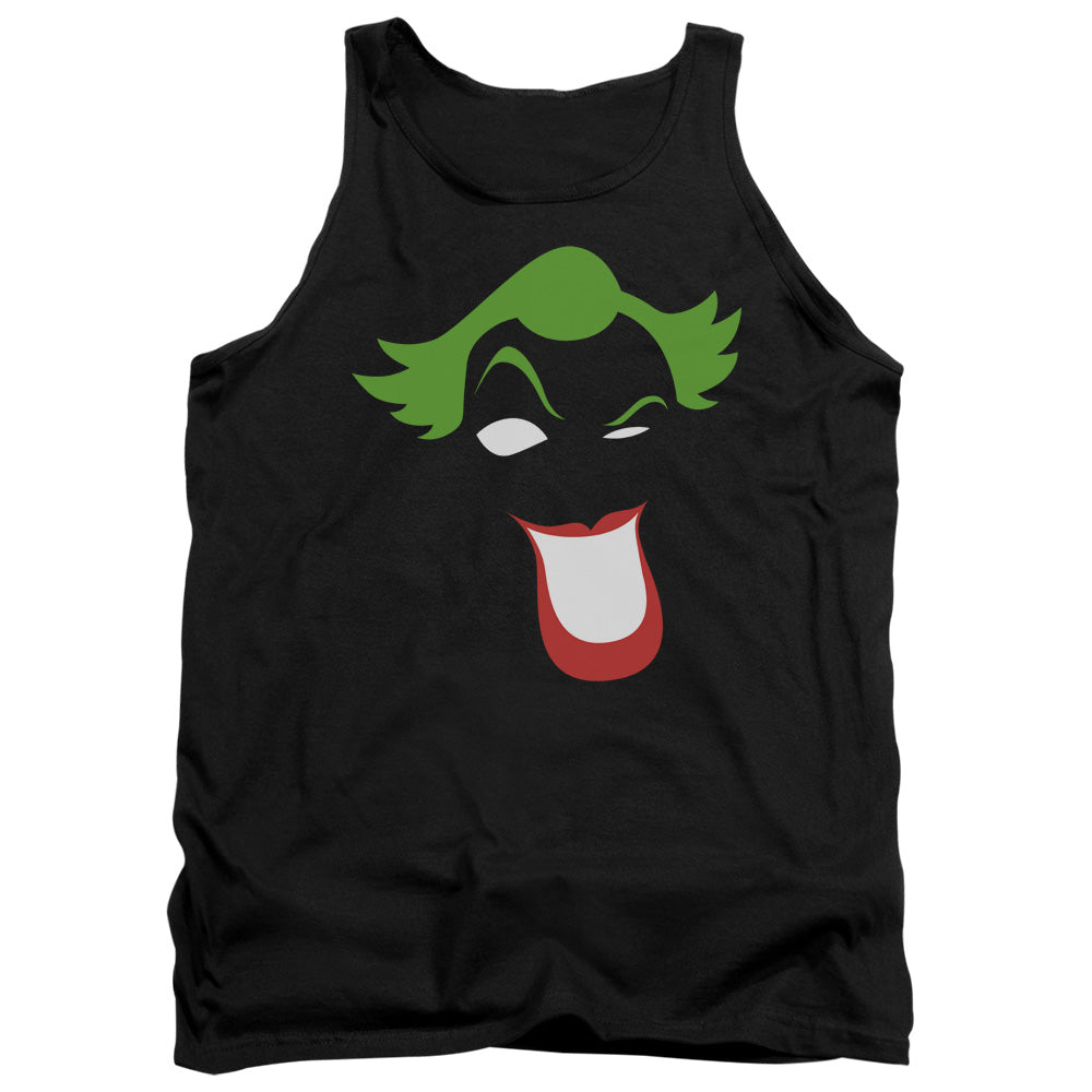 Batman Joker Simplified Mens Tank Top Shirt Black