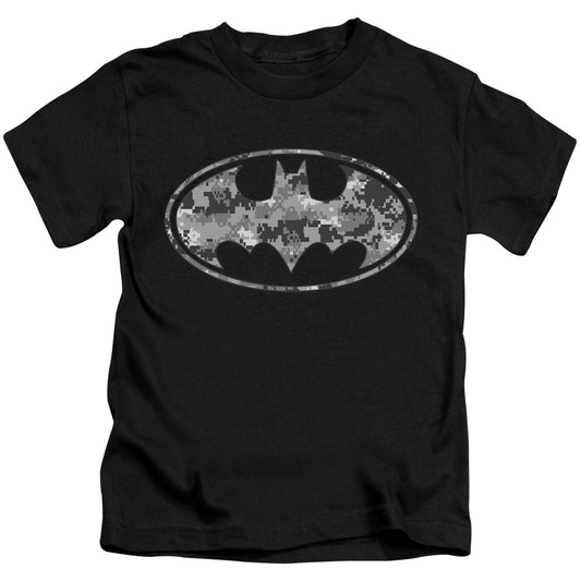 Batman Urban Camo Shield Juvenile Kids Youth T Shirt Black