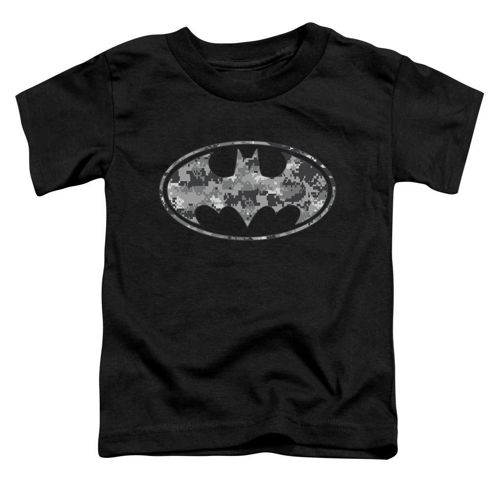 Batman Urban Camo Shield Toddler Kids Youth T Shirt Black