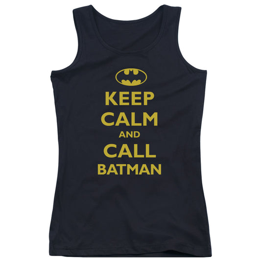 Batman Call Batman Womens Tank Top Shirt Black