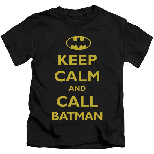 Batman Call Batman Juvenile Kids Youth T Shirt Black