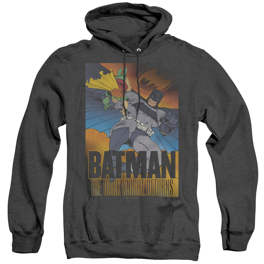 Batman Dk Returns Heather Mens Hoodie Black