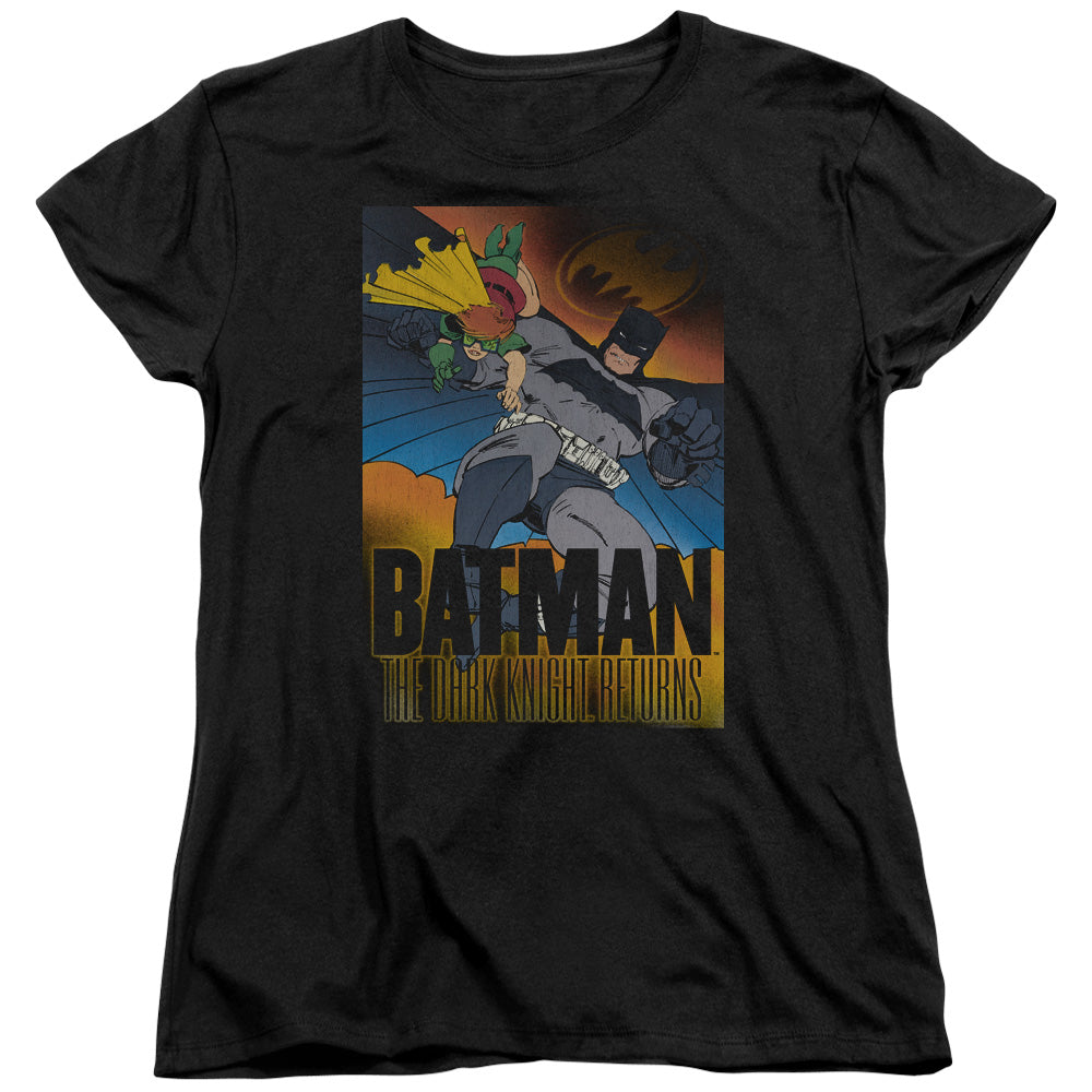 Batman Dk Returns Womens T Shirt Black