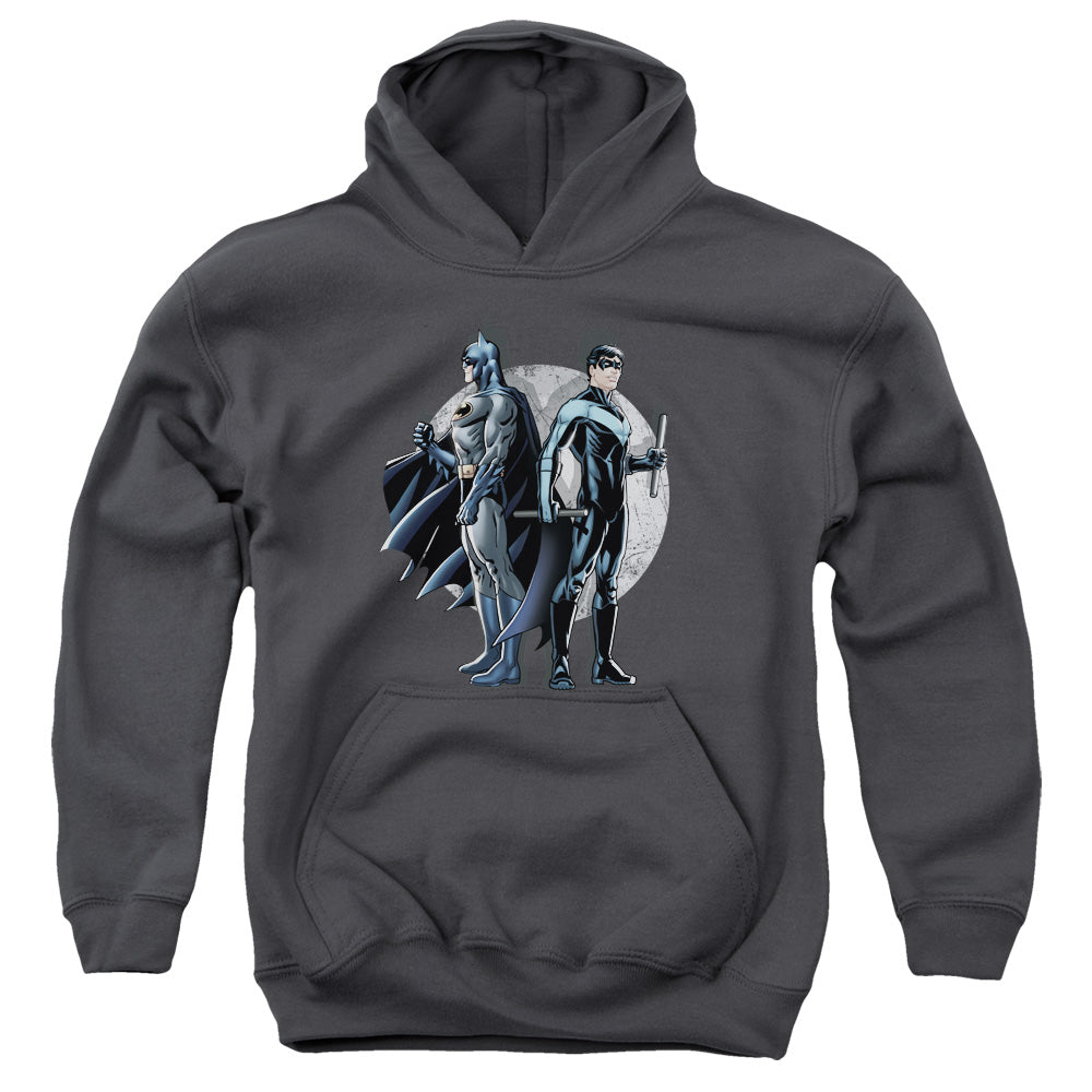 Batman Spotlight Kids Youth Hoodie Charcoal