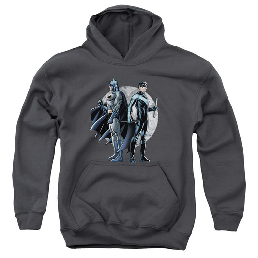 Batman Spotlight Kids Youth Hoodie Charcoal