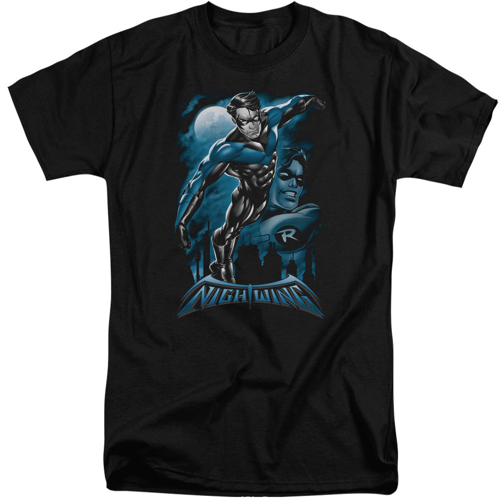 Batman All Grown Up Mens Tall T Shirt Black