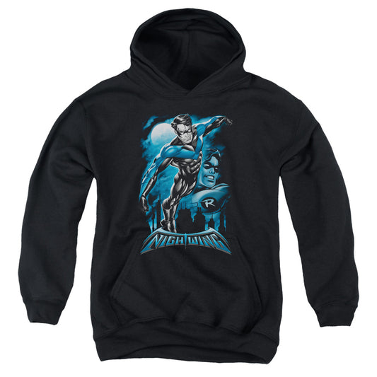 Batman All Grown Up Kids Youth Hoodie Black