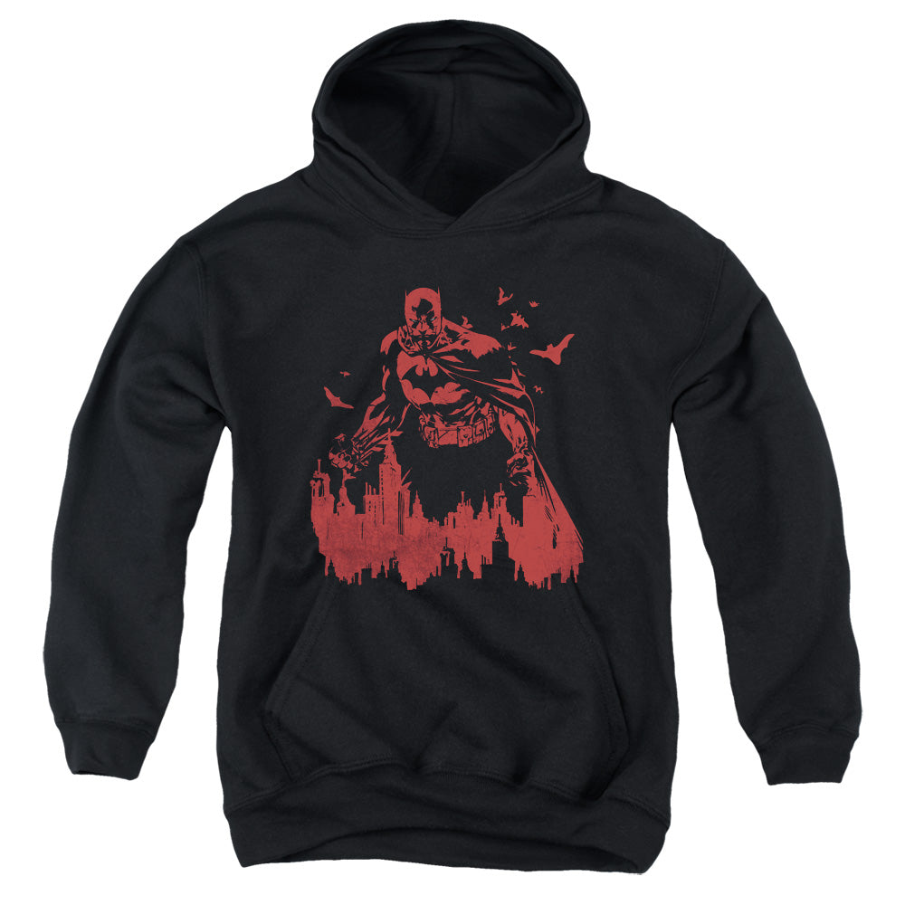 Batman Red Knight Kids Youth Hoodie Black