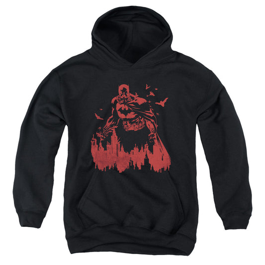 Batman Red Knight Kids Youth Hoodie Black