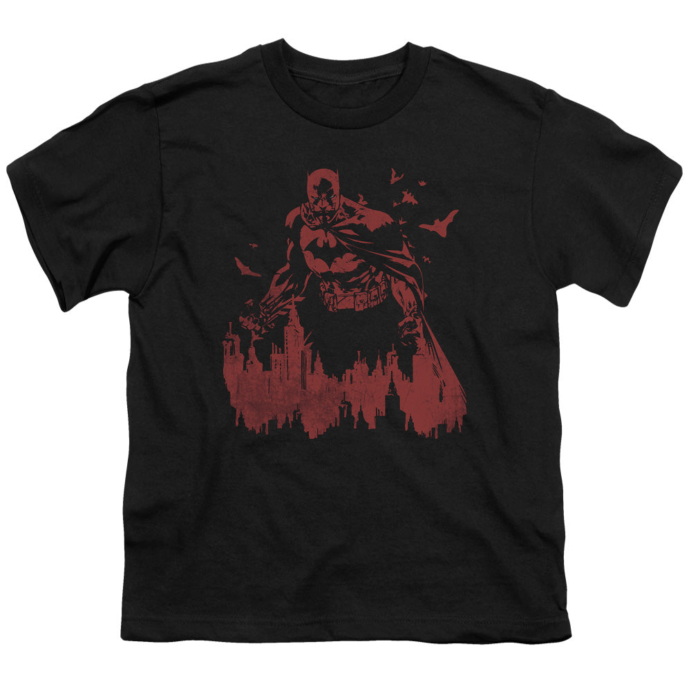 Batman Red Knight Kids Youth T Shirt Black