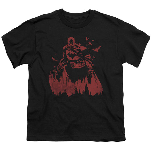 Batman Red Knight Kids Youth T Shirt Black