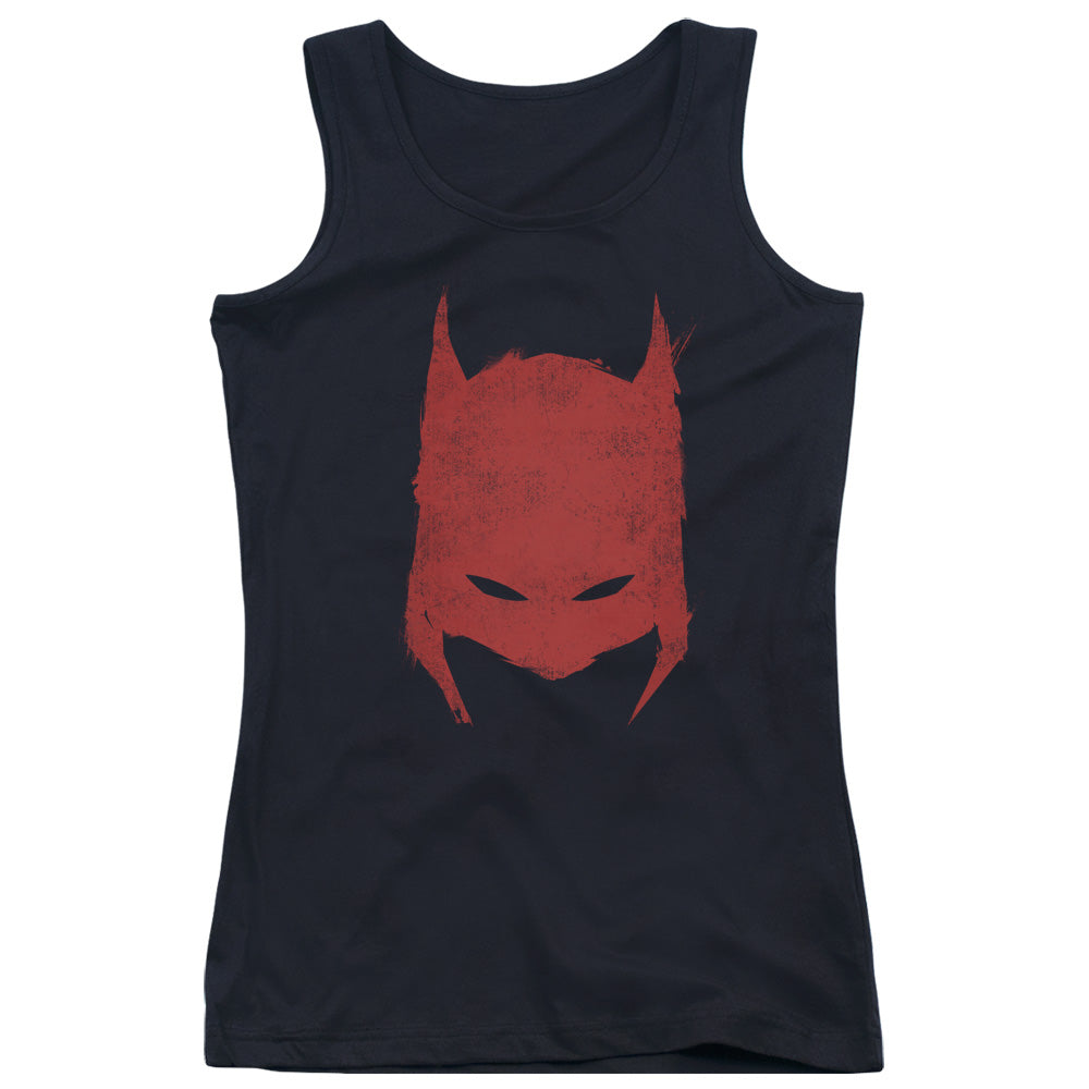 Batman Hacked & Scratched Womens Tank Top Shirt Black