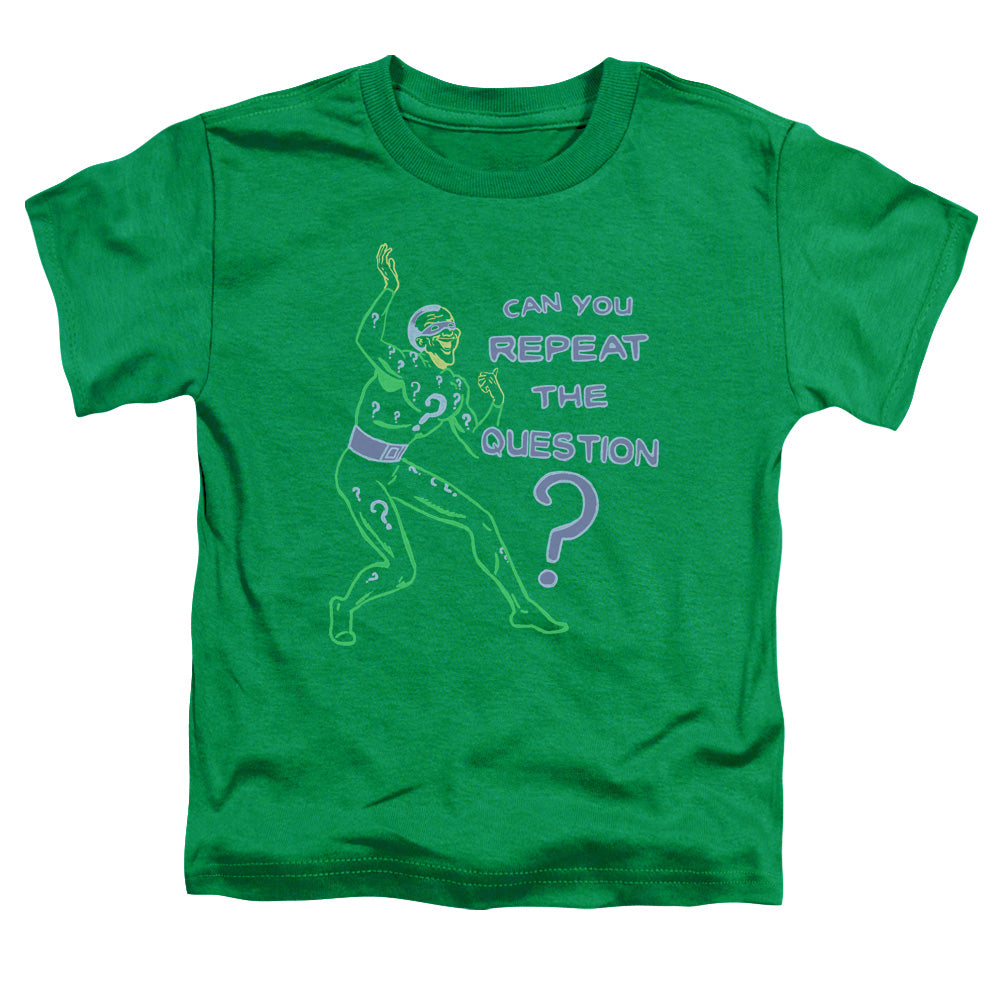 Batman Repeat Toddler Kids Youth T Shirt Kelly Green