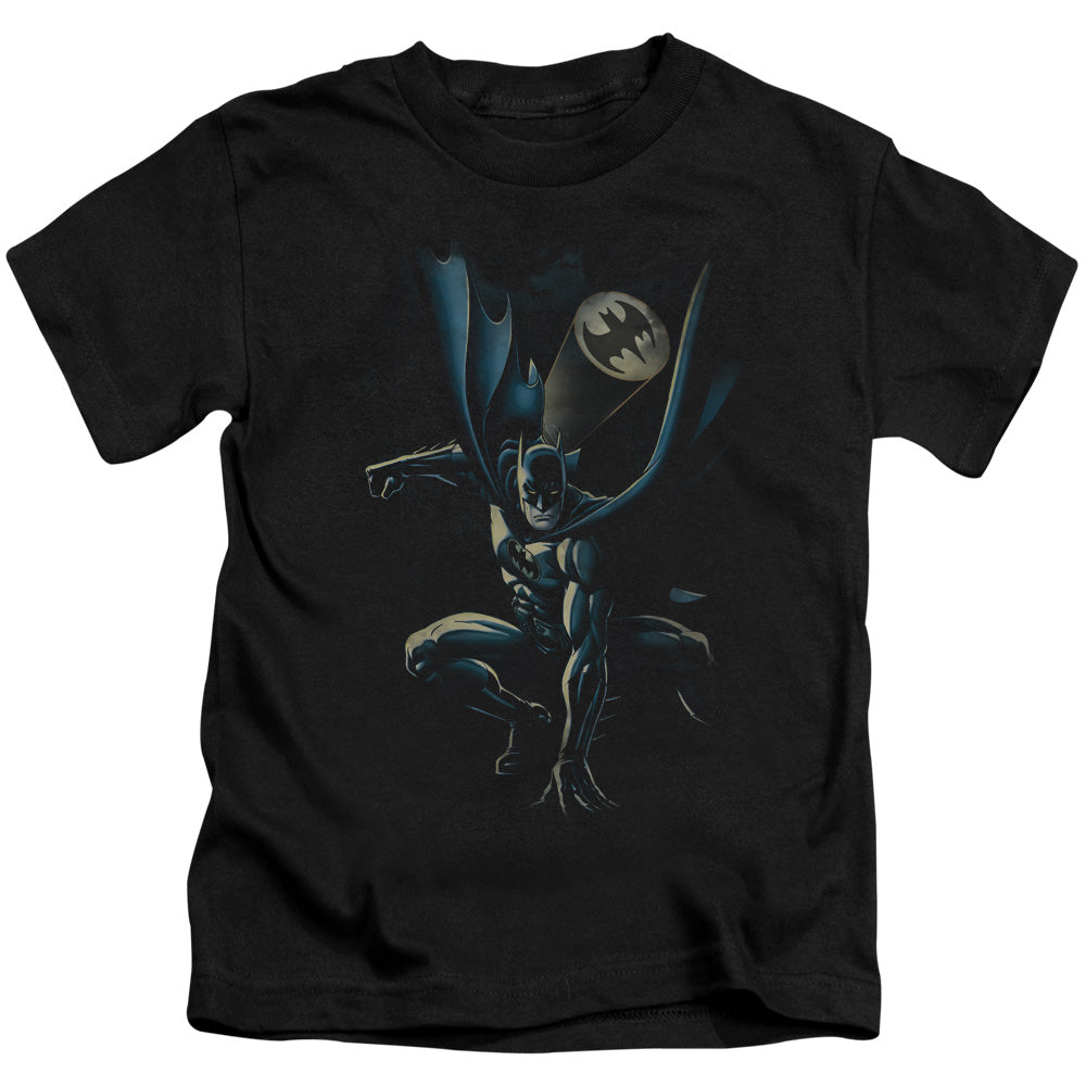 Batman Calling All Bats Juvenile Kids Youth T Shirt Black