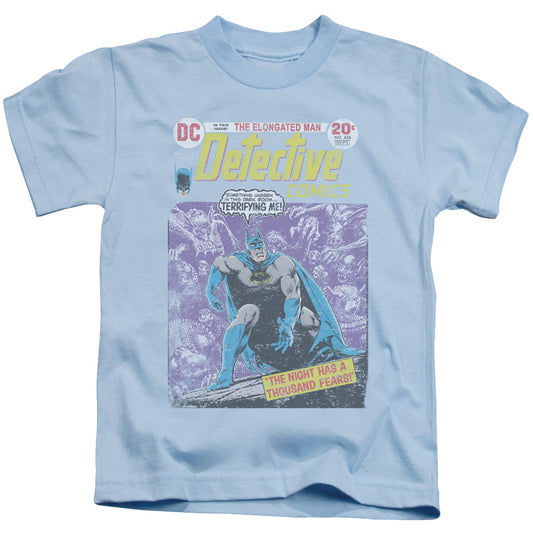 Batman A Thousand Fears Juvenile Kids Youth T Shirt Light Blue