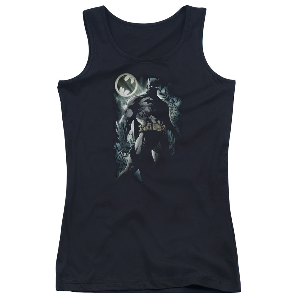 Batman The Knight Womens Tank Top Shirt Black