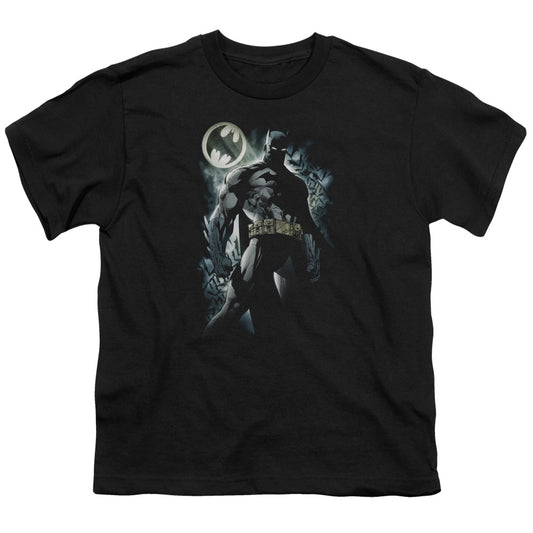 Batman The Knight Kids Youth T Shirt Black