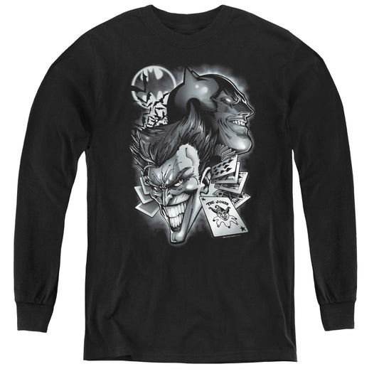 Batman Archenemies Long Sleeve Kids Youth T Shirt Black