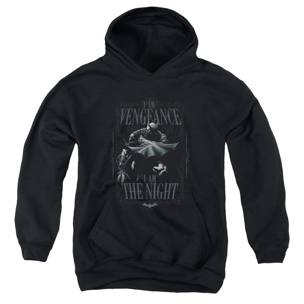 Batman I Am Kids Youth Hoodie Black