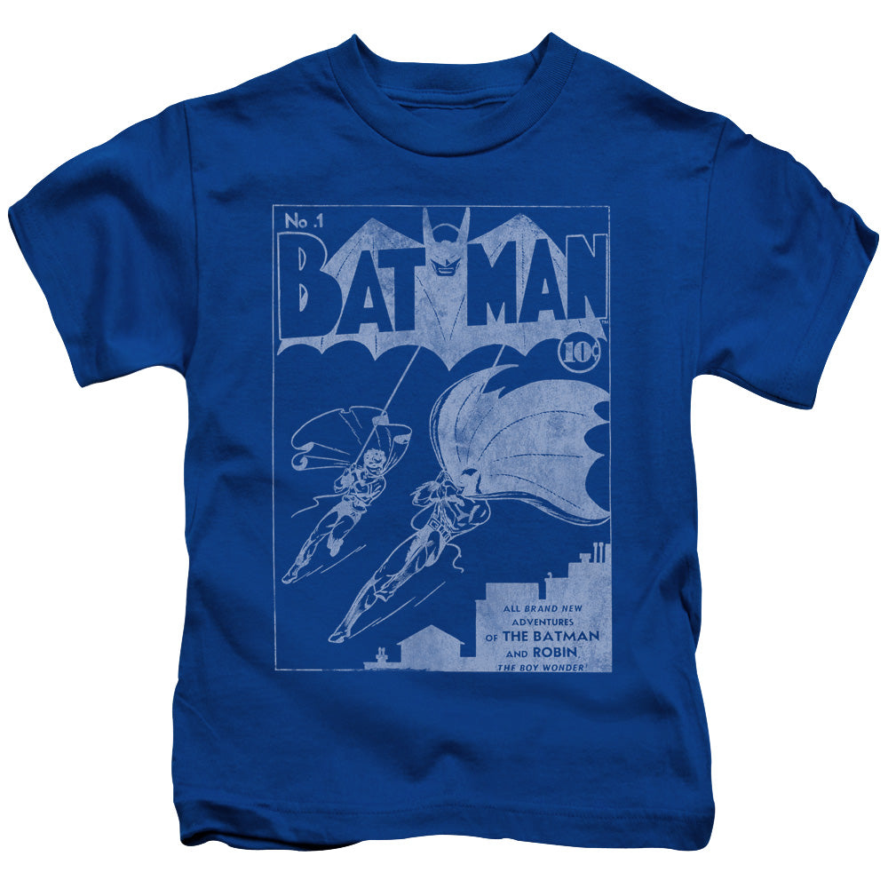 Batman Issue 1 Cover Juvenile Kids Youth T Shirt Royal Blue