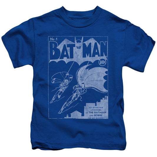 Batman Issue 1 Cover Juvenile Kids Youth T Shirt Royal Blue